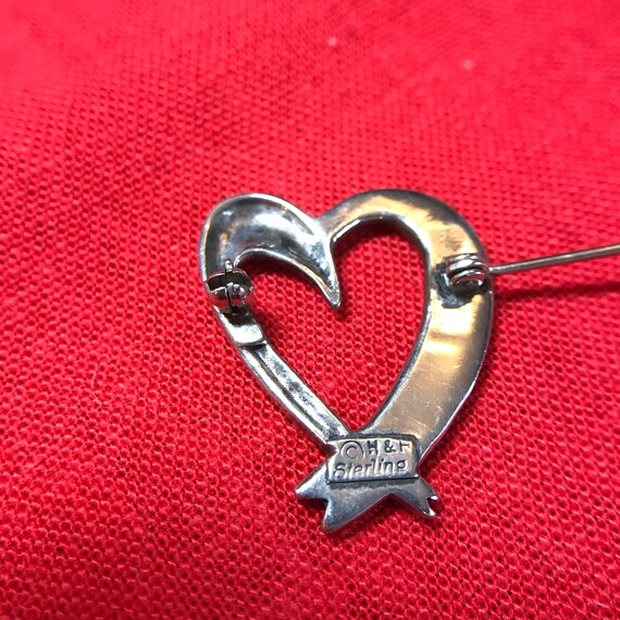 My Valentine: A Sterling Silver Open Heart - image 2