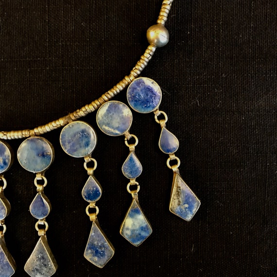 Antique Lapis Necklace - image 3