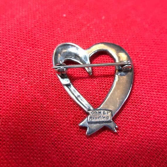 My Valentine: A Sterling Silver Open Heart - image 5