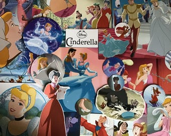 Disney Cinderella 30 piece scrapbook ephemera pack ,junk journal,scrapbooks,collage,smash book