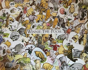 Classic Winnie the Pooh ephemera ( E.H.Shepard illustrations) 100 piece pack for crafting/scrap booking/embellishments