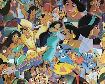 Disney Aladdin 75 piece ephemera paper pack/cuttings/Junk Journal Inspiration Pack/Scrap Book/Collage/embellishments