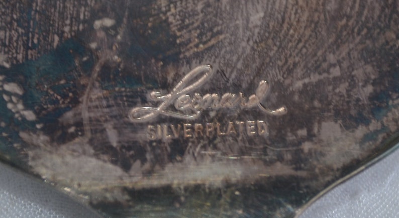 11-58 Long Needs Polishing Cleaning eb3315 Cake Server Vintage Leonard Silverplated Korea