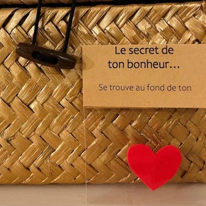 Carte cadeau / Cadeau en kit /Mini carte / Pensée positive /Porte bonheur / Marque page/ Carte de voeux