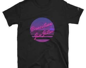 Jiu Jitsu brésilien 80 ' s Shirt - chemise BJJ - Retro - BJJ cadeau