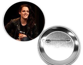 KRISTEN STEWART - actress Twilight series - Belle - great LARGE 3" collectible for fans of the series - vampires - pinback button