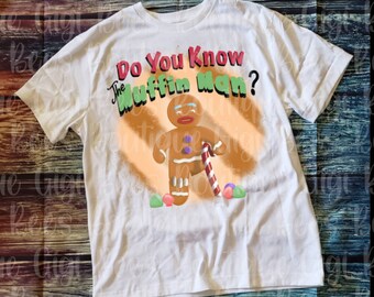 shrek gingerbread man shirt