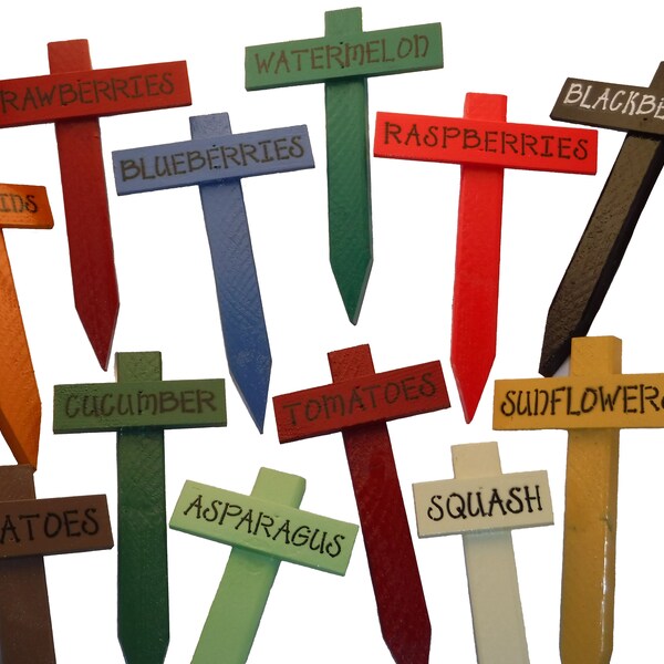 Garden Plant Markers Etsy
