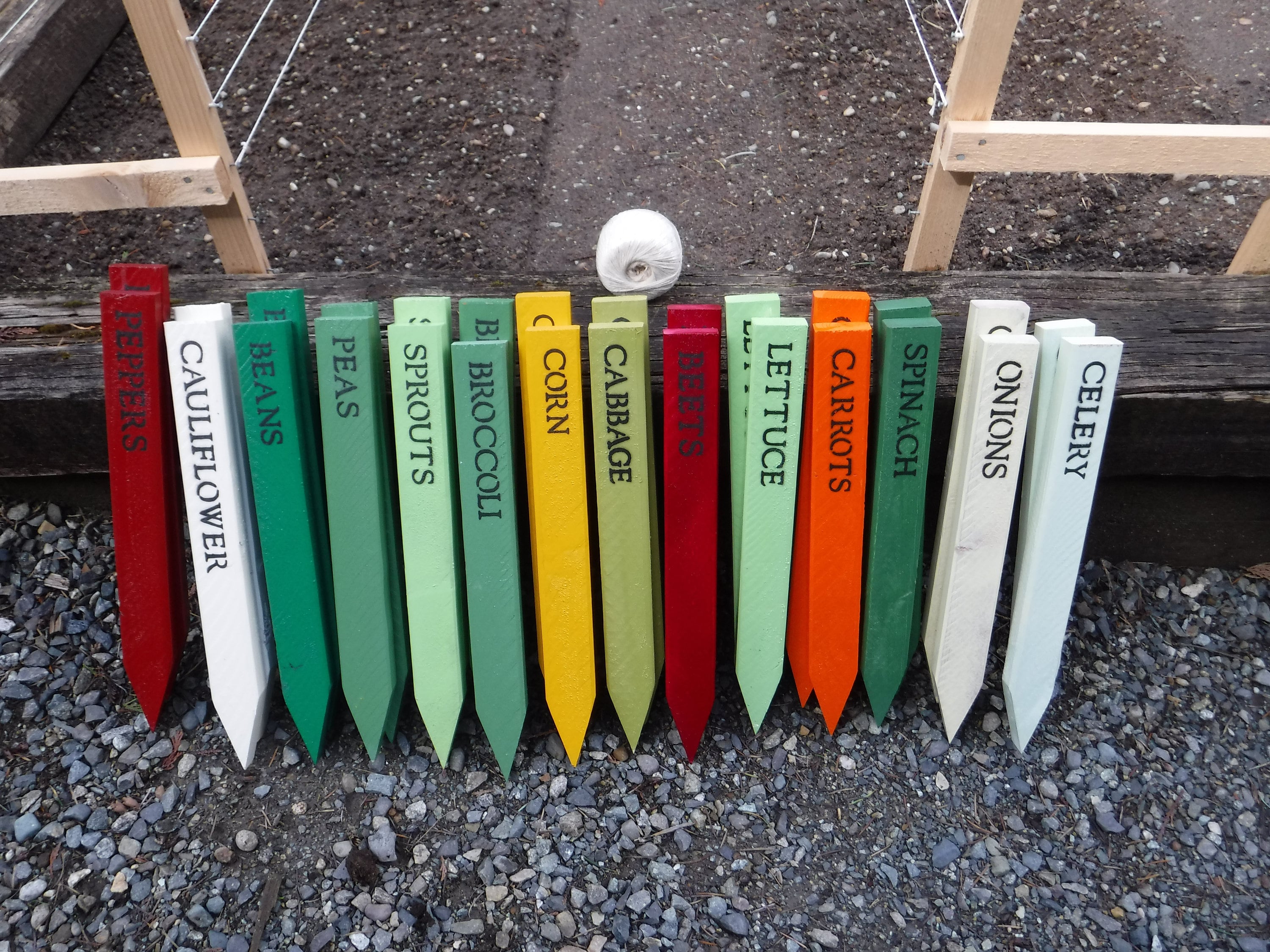 Vegetable Garden Stakes, Markers Plant Labels Etsy.de
