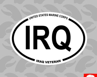 United States Marine Corps MOS 0317 Scout Sniper Oval Sticker usmc semper fi
