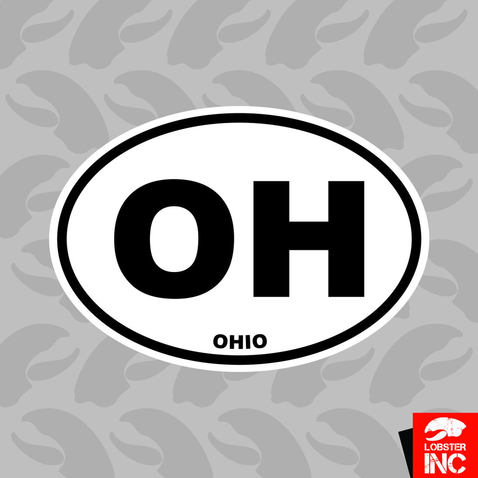 Ohio State Oval Sticker Self Adhesive Vinyl OH C4804 Etsy