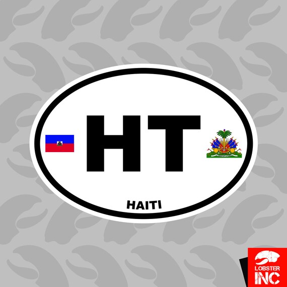 HAITI FLAG LAMINATED CAR SELF ADHESIVE VINYL DECAL STICKER NEW 