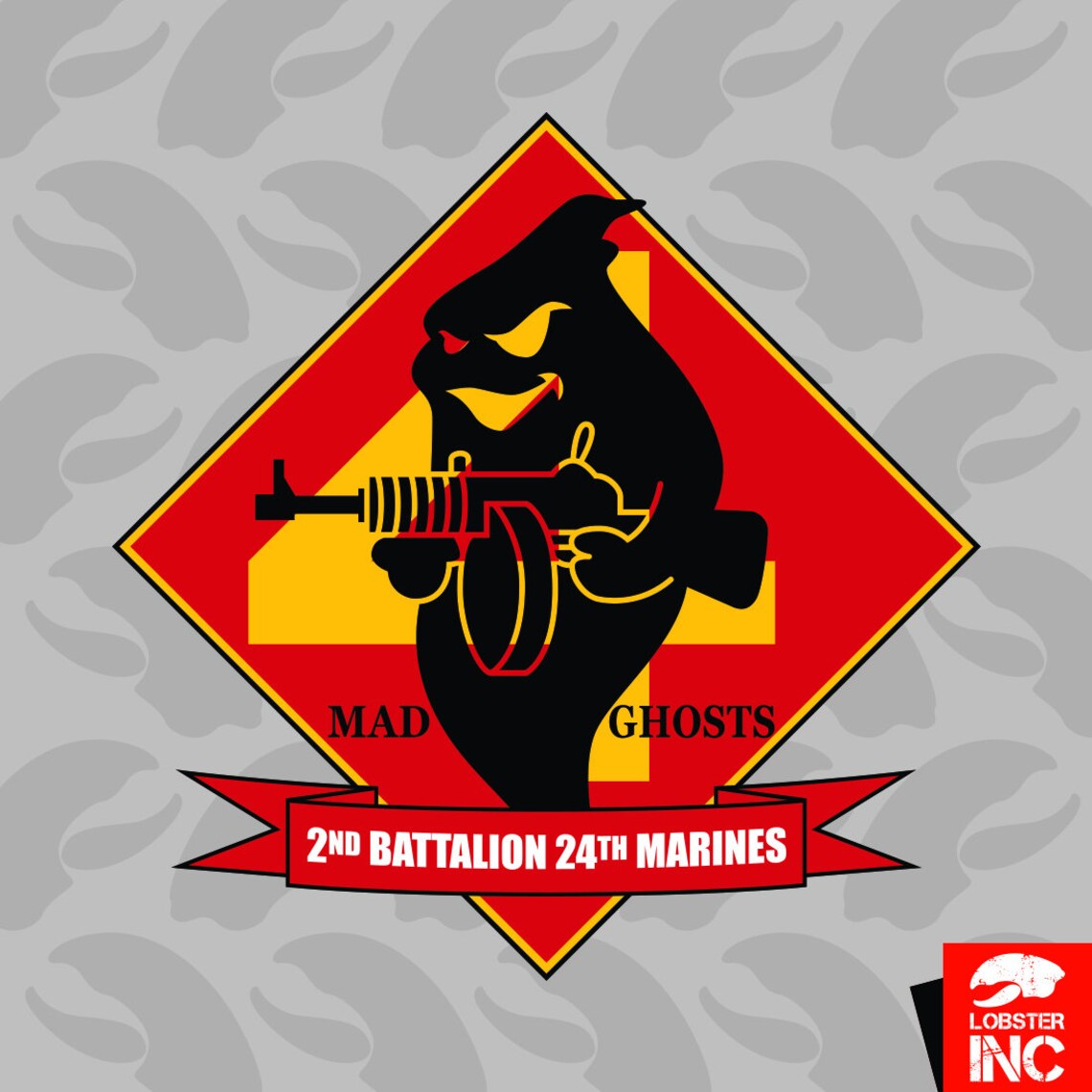 2nd Battalion 24th Marine Regiment USMC Sticker Self Adhesive Etsy