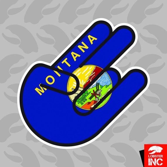 Montana Shocker Sticker Self Adhesive Vinyl montanan MT