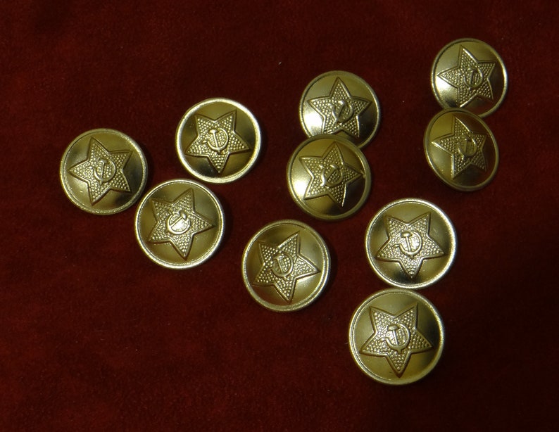 Knöpfe button for militaryjacket Militärknöpfe Seemannsknöpfe Uniformknöpfe