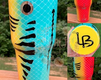 Download Free Fishing Lure Tumbler Etsy SVG Cut Files