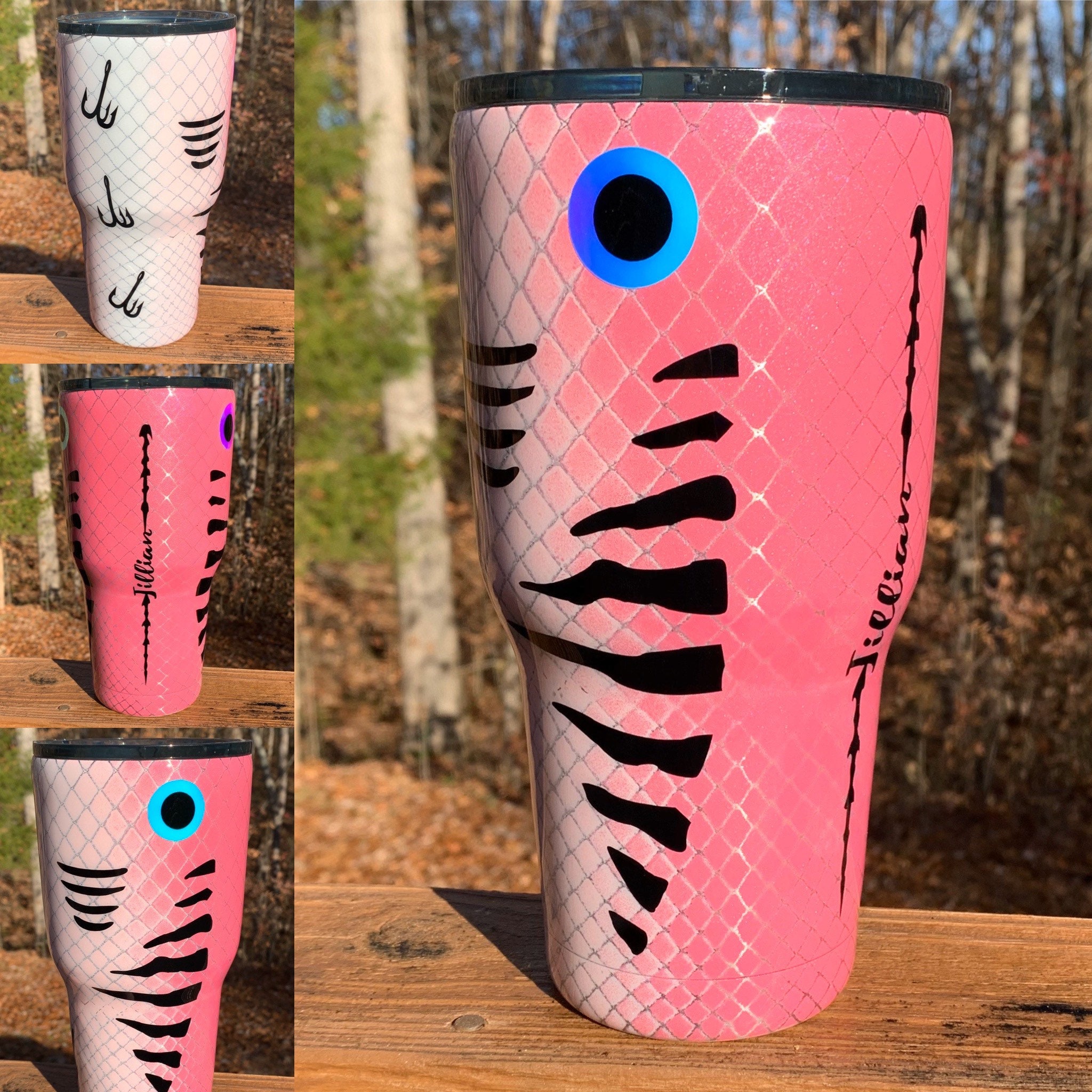 Fishing Lure Tumbler // Stainless Steel // Fishing Cup Etsy