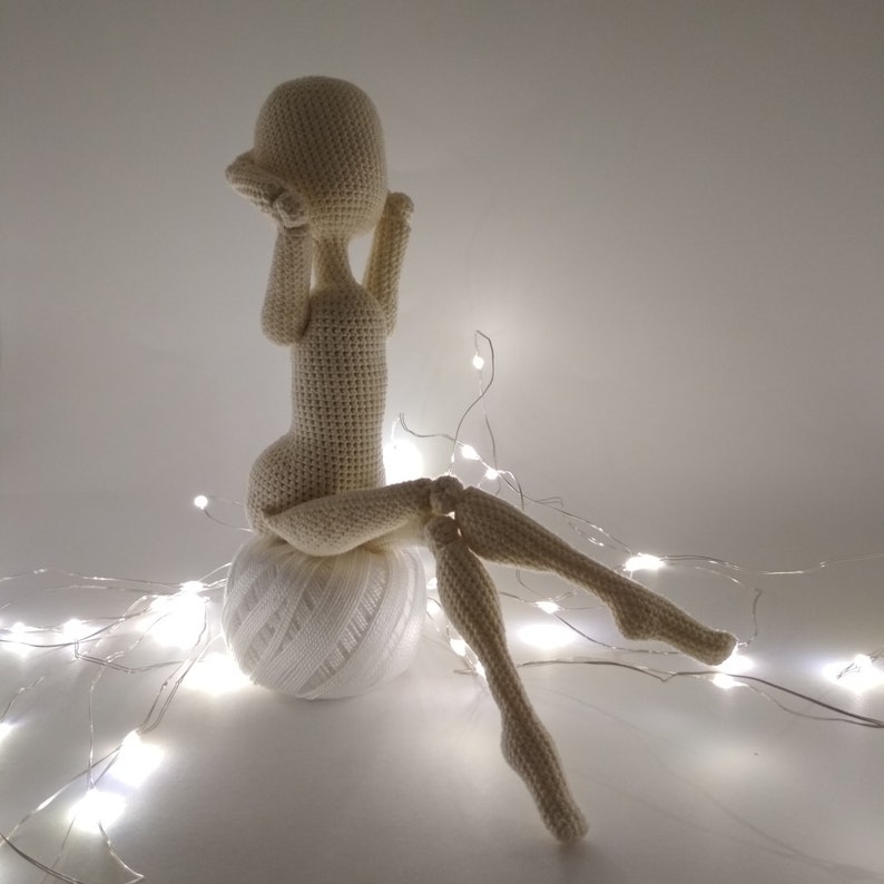 Balljointed amigurumi doll body handmade interior doll Etsy