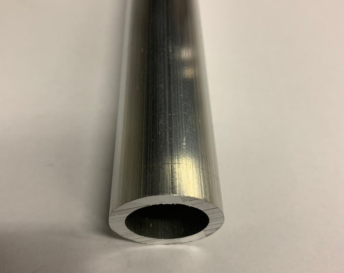 4" OD X 1/4" Wall 6061 Aluminum Round Tube - 10 Inch Length USA Made