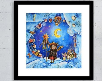 digital Ukrainian Christmas. Christmas gift from Ukraine