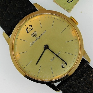 Vintage Jules Jurgensen Self Winding Men&#39;s Wrist Watch in Original Box Never Used