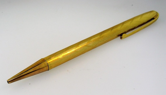 Vintage 18K GP Italian Lalex Yellow Gold Luxury Mechanical