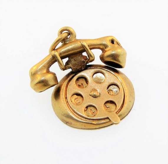 Vintage 1940s Lampl 14k Yellow Gold Rotary Dial M… - image 1