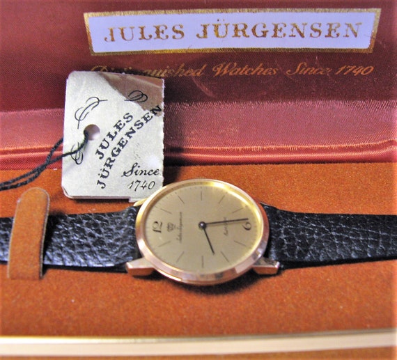 Vintage Jules Jurgensen Self Winding Men's Wrist … - image 5