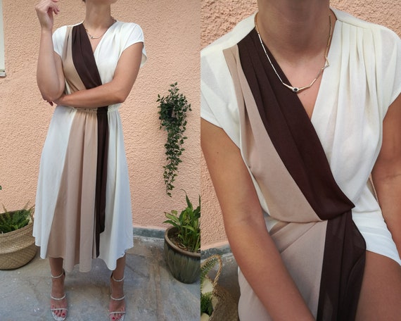Vintage White Maxi Dress, 90s Clothing