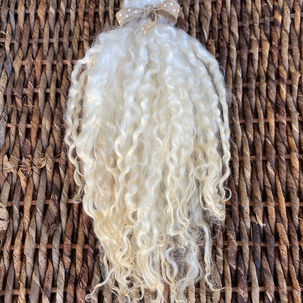 5-6" Leicester Longwool Lamb 1st Clip Locks, 1 oz