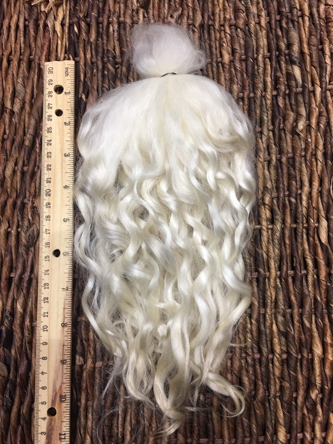 mohair hair bows