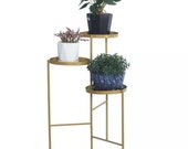 Multi Tier Golden Plant Flower Stand Vase Decor Accent ON SALE