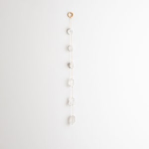 Clear Quartz  Suncatcher Wall Hanging Clear & Amplify