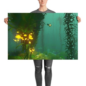 Jeepers Creepers - 36x24 Subnautica Inspired Art Print