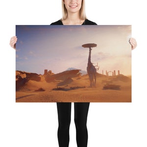 The Rust Wash - 36x24 Horizon Zero Dawn Inspired Art Print