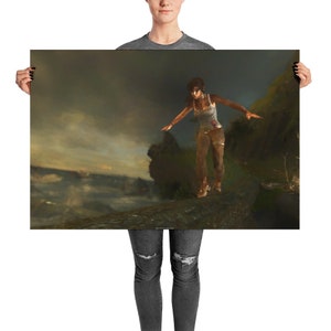 Signs of Life - 36x24 Tomb Raider Inspired Art Print