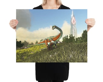 Time of the Titans - 24x18 ARK Inspired Art Print