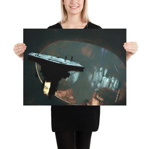 Into the Heart of Darkness - 24x18 Mass Effect Inspired Art Print