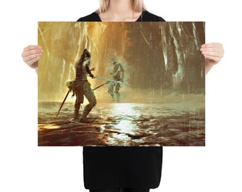 Feathered Fiend - 24x18 Hellblade Inspired Art Print