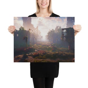 Devil&#39;s Grief - 24x18 Horizon Zero Dawn Inspired Art Print