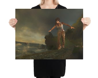 Signs of Life - 24x18 Tomb Raider Inspired Art Print