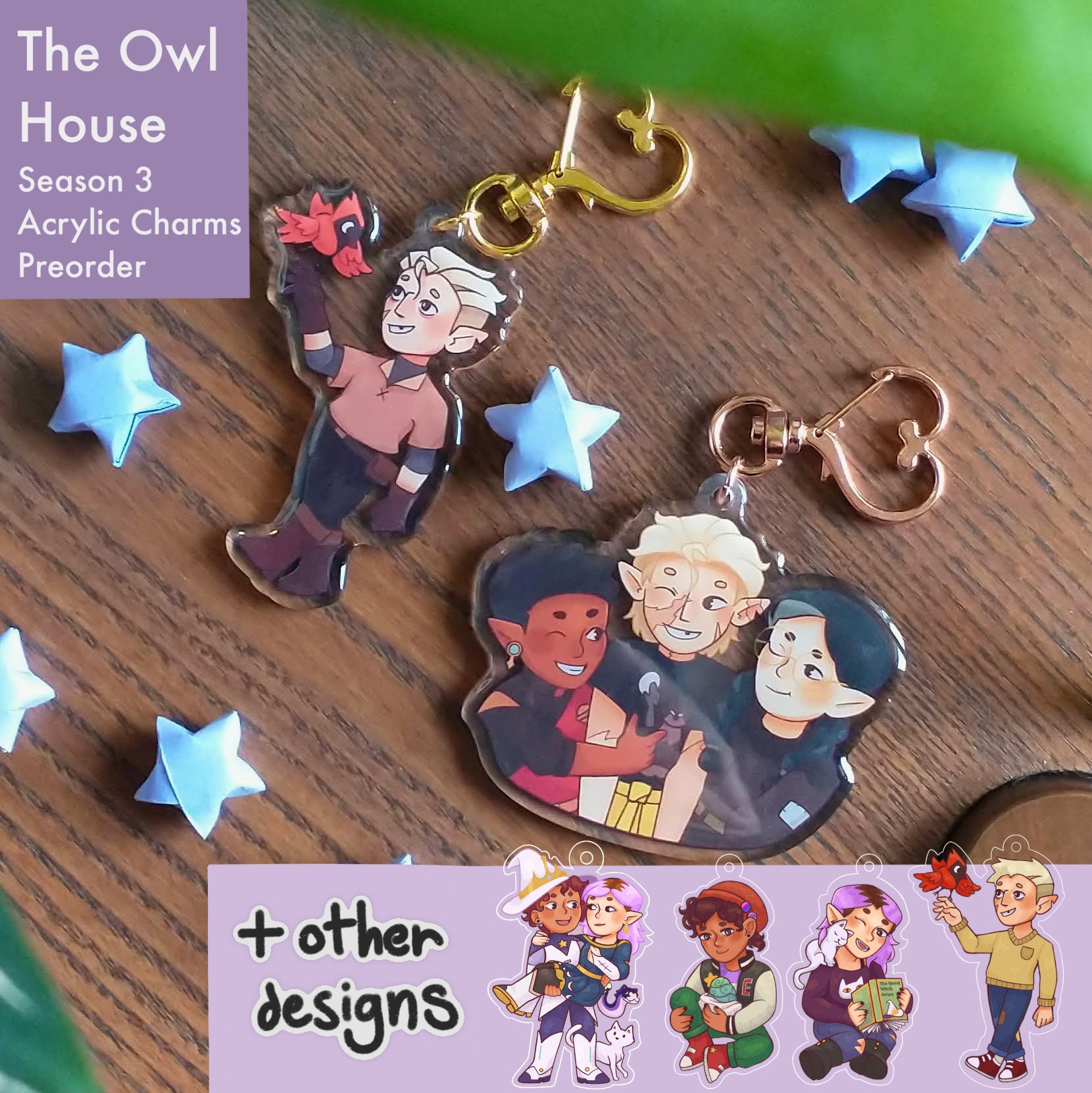 The Owl House Season 3 Acrylic Charms 