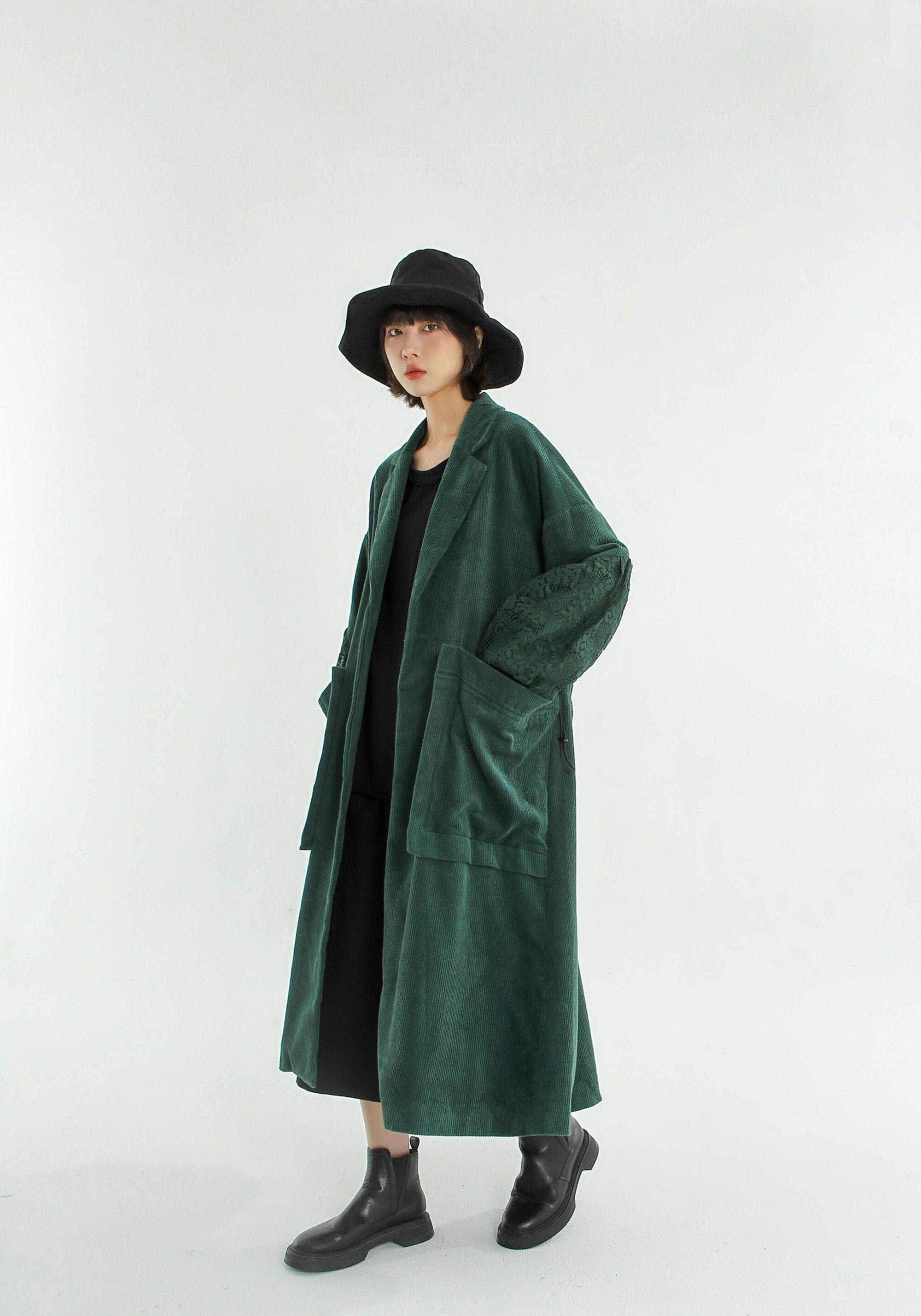 Long Corduroy Coat - Etsy