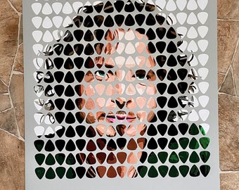 Chris Cornell Guitar Pick Giclee Print 20 x 24 inches
