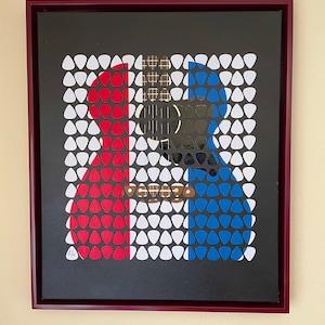 Original Buck Owens Hee Haw Guitar Pick Painting image 2