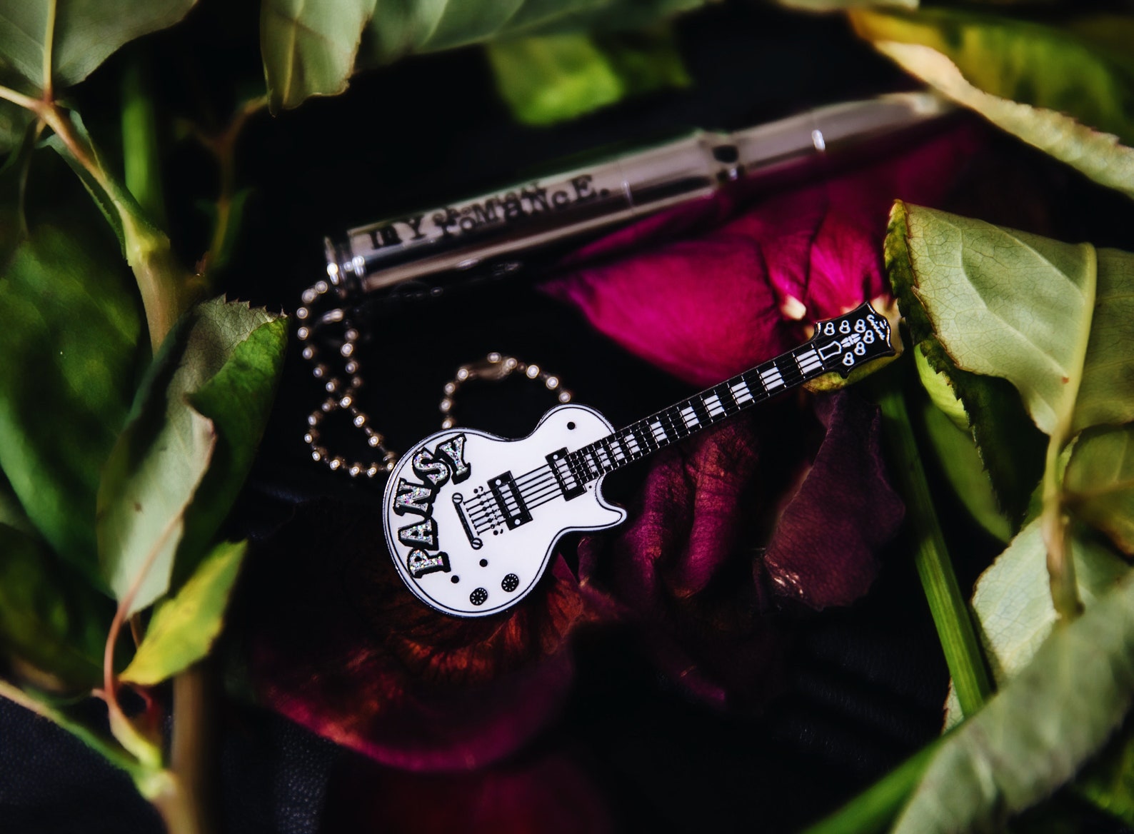 MCR LE Pansy Guitar Pin Etsy