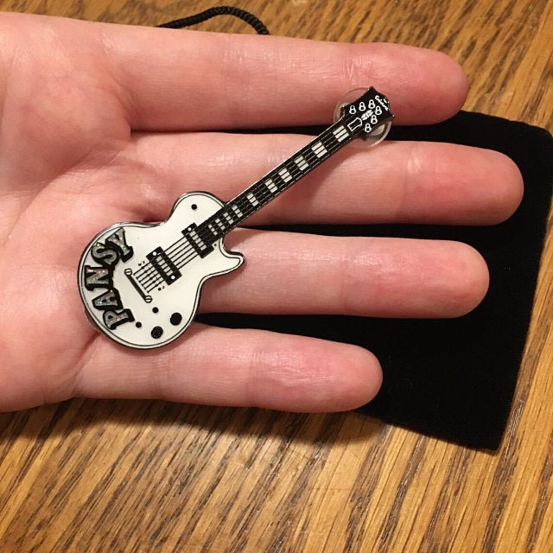 MCR LE Pansy Guitar Pin Etsy