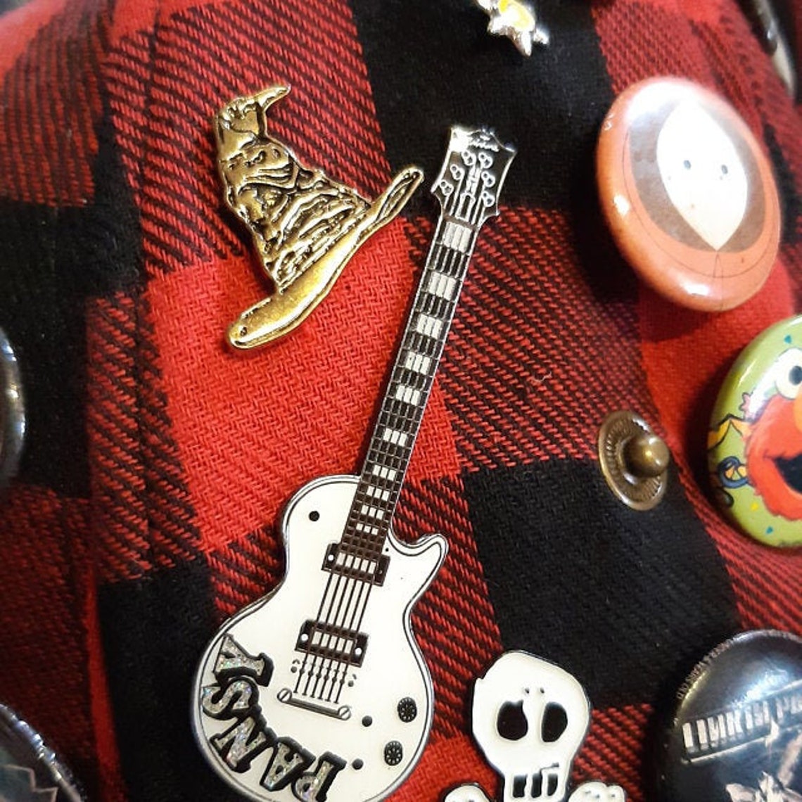 MCR LE Pansy Guitar Pin Etsy