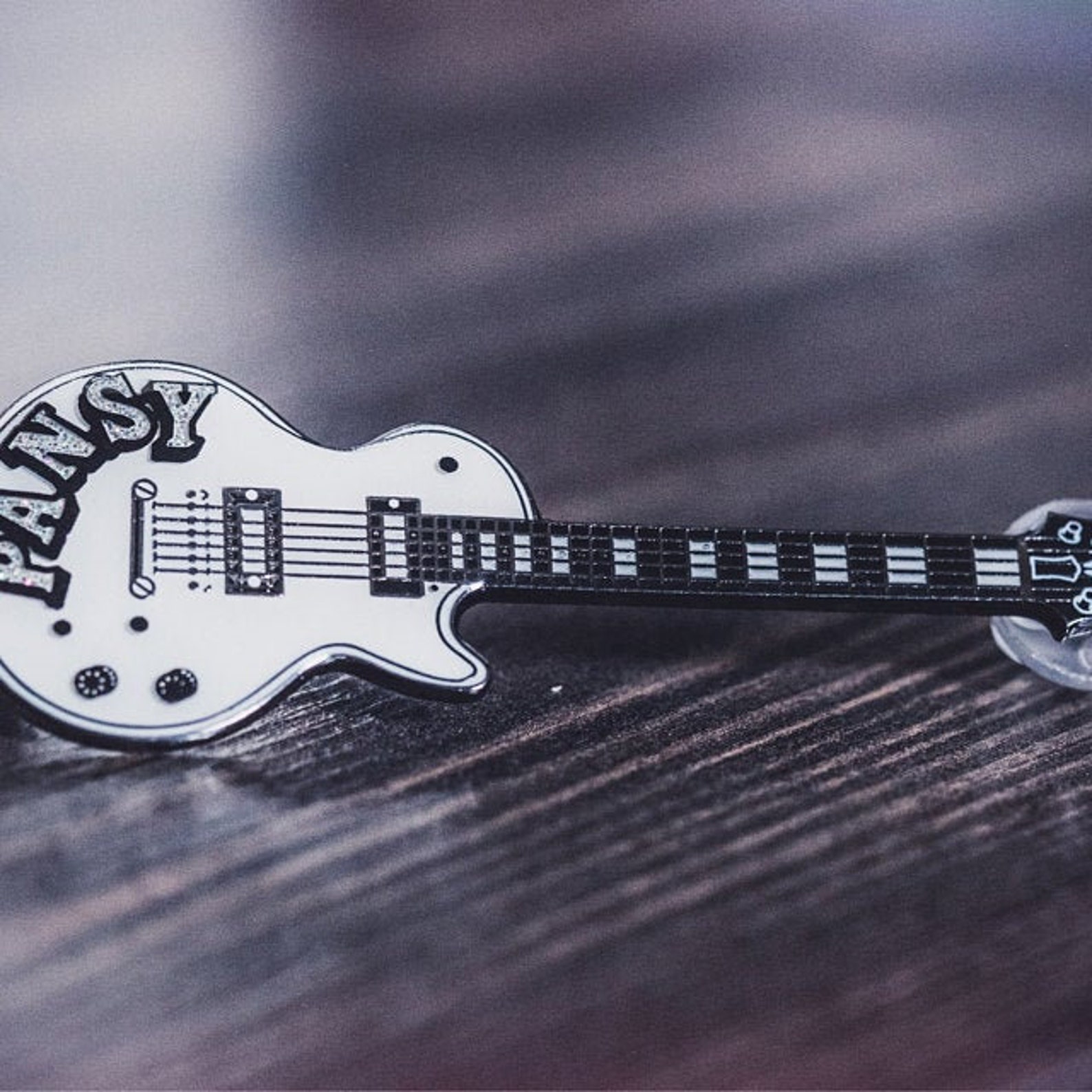 MCR LE Pansy Guitar Pin Etsy