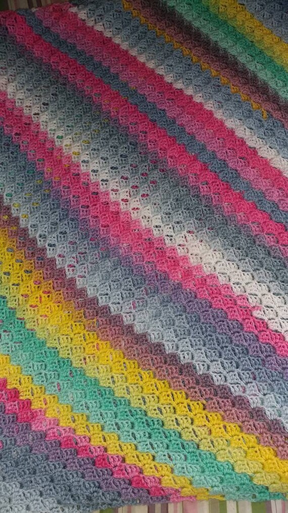 King Size Crochet Blanket Etsy